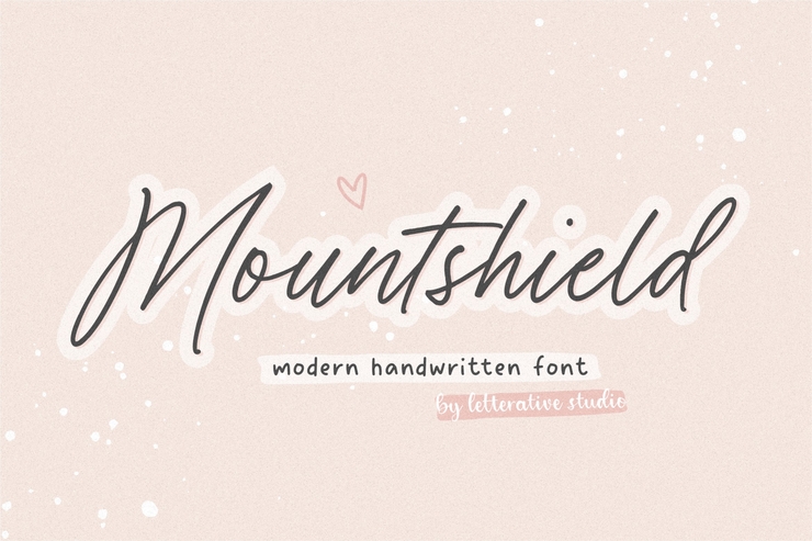 Mountshield字体 1