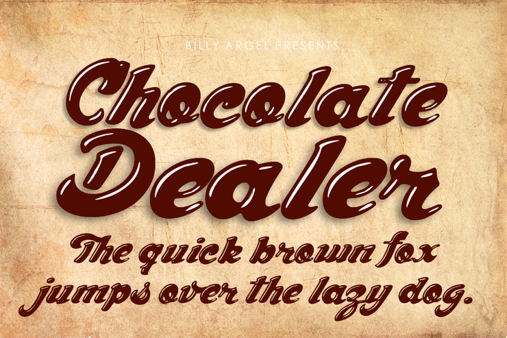 Chocolate Dealer字体 1