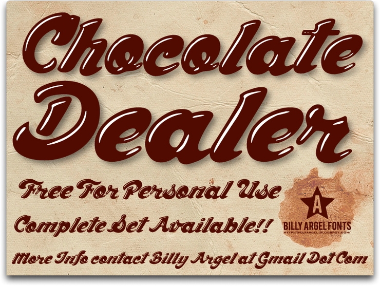 Chocolate Dealer字体 2