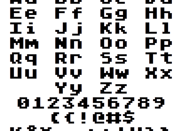 Atari Classic字体 1