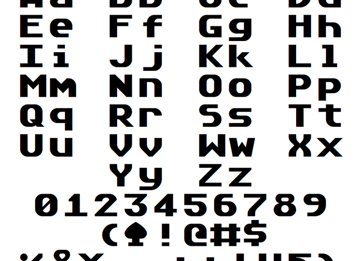 Atari Classic字体 3