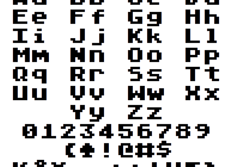 Atari Classic字体 4