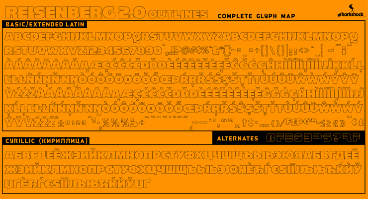 Reisenberg 2.0字体 1
