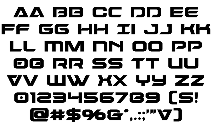 Dameron字体 1
