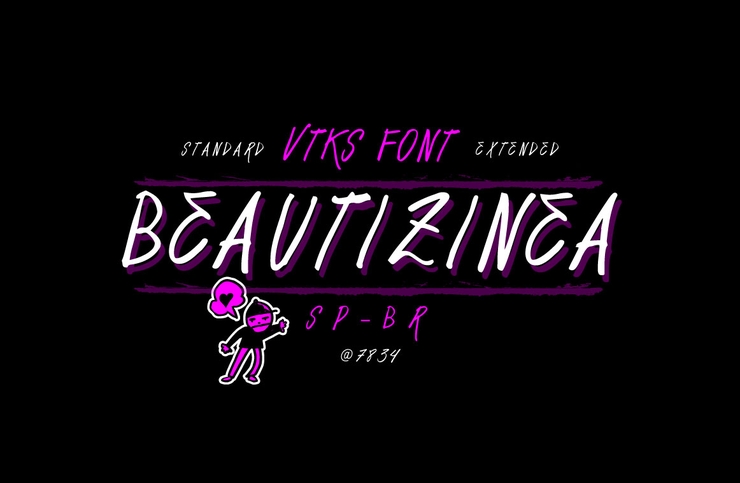 Vtks Beautizinea字体 1