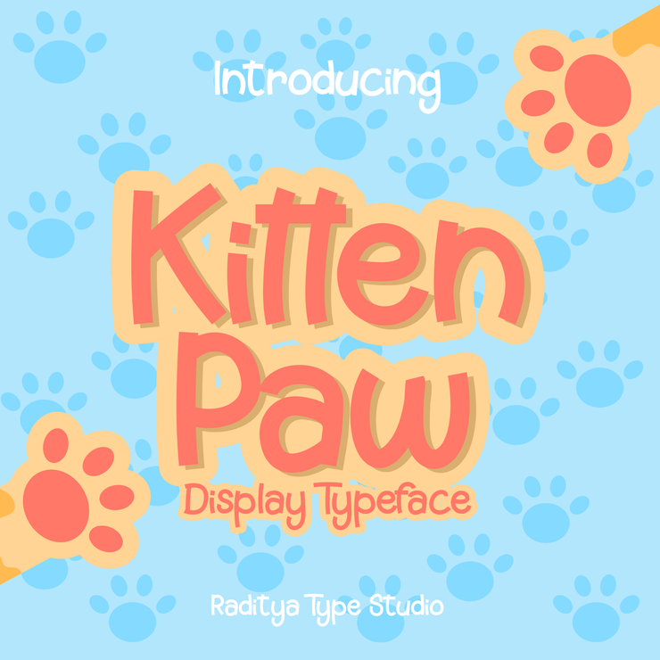 Kitten Paw字体 1