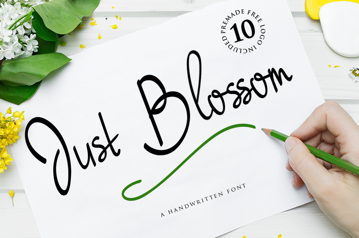 Just Blossom字体 1