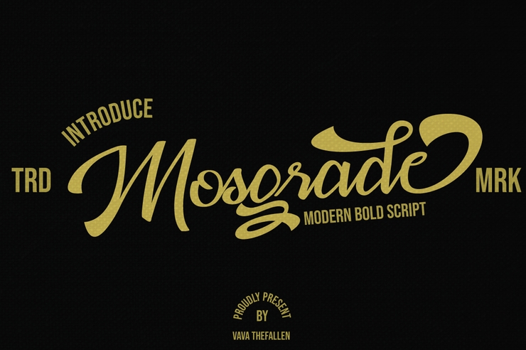 Mosgrade字体 1