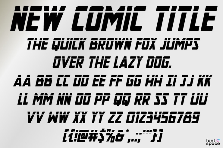 New Comic Title字体 7