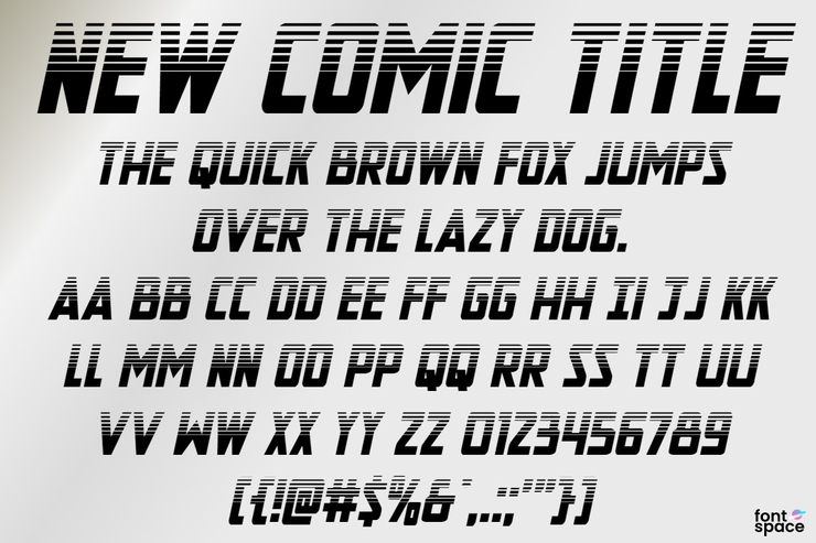 New Comic Title字体 9