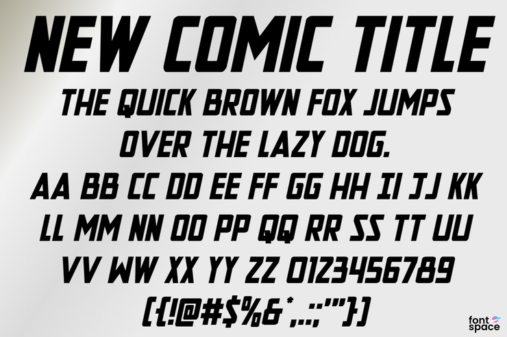New Comic Title字体 10