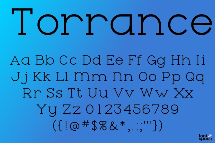 Torrance字体 1