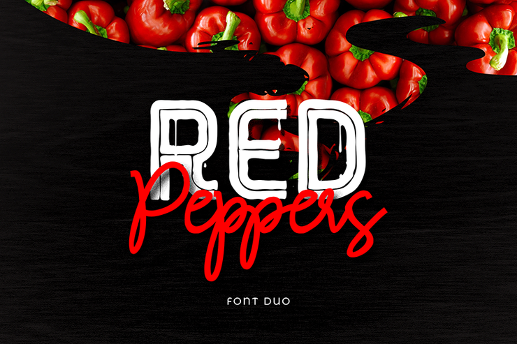 RED Peppers Script字体 4