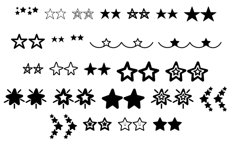 MF Star Dings字体 1