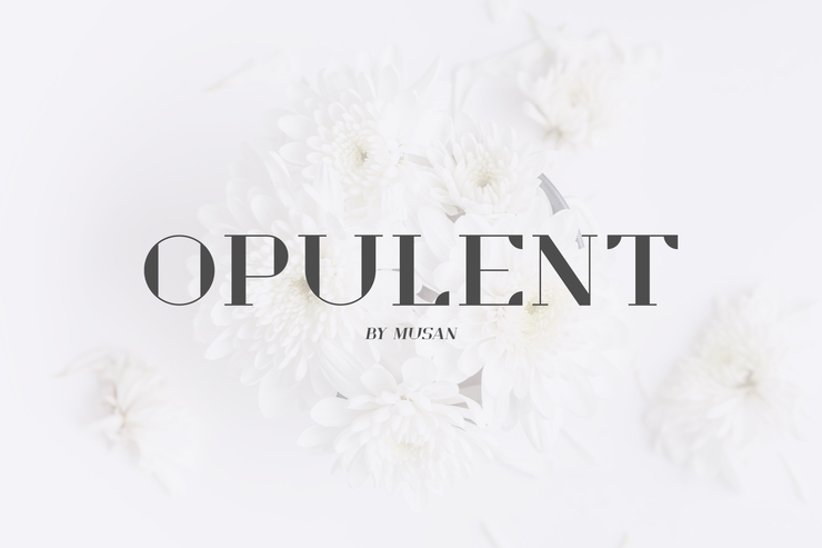 Opulent (Demo)字体 1