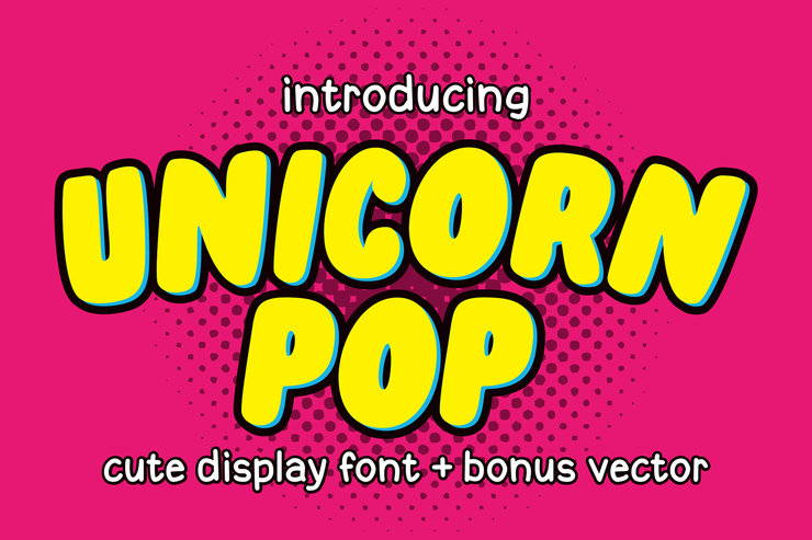 Unicorn Pop字体 2