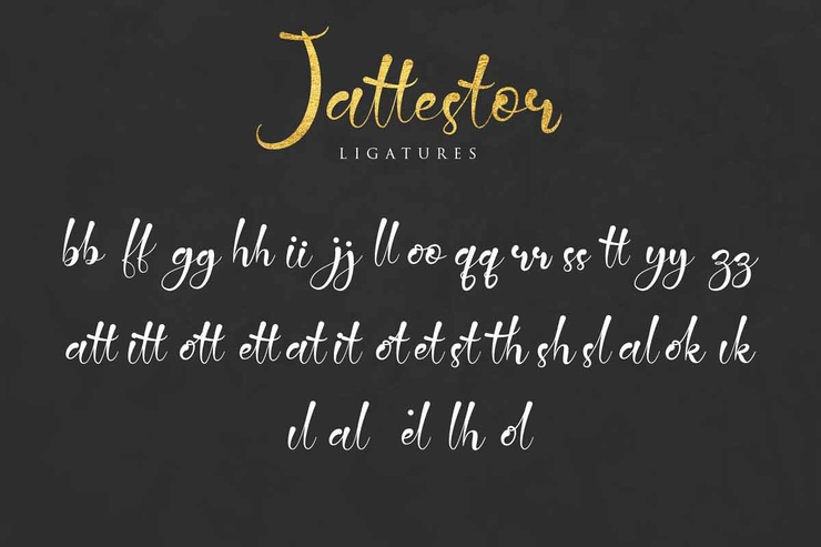 Jattestor字体 5