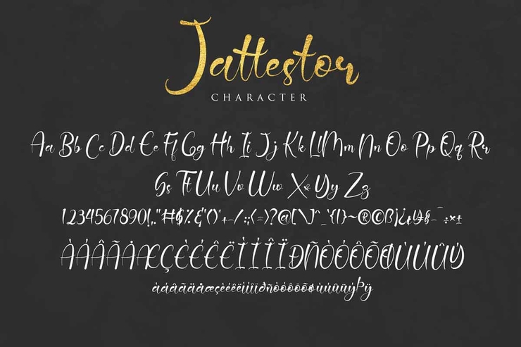Jattestor字体 10