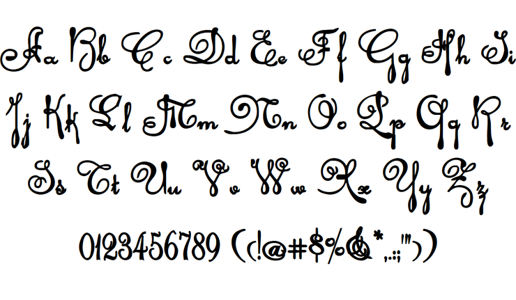 Rhalina字体 1