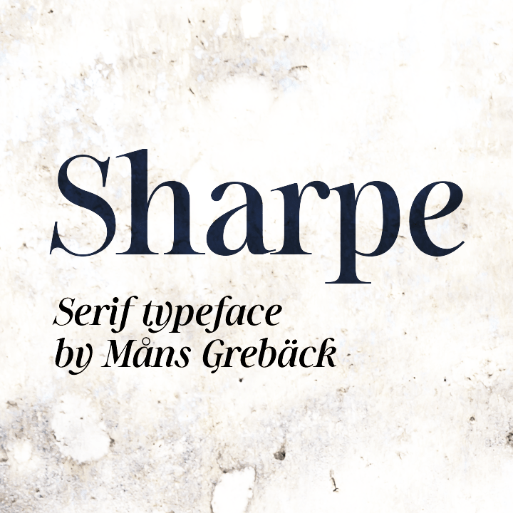 Sharpe字体 1