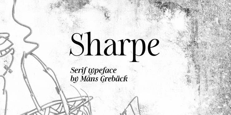 Sharpe字体 4