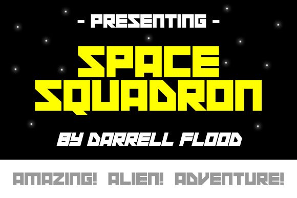 Space Squadron字体 1