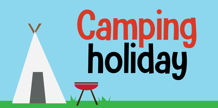 Camping Holiday DEMO字体 1