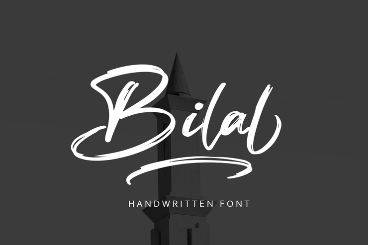 Bilal字体 4