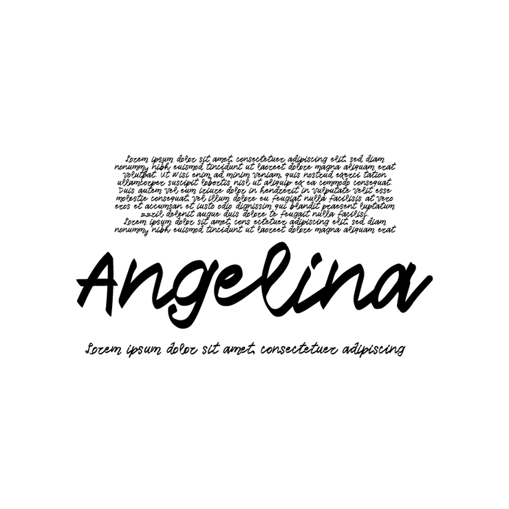 Vtks Angelina字体 1