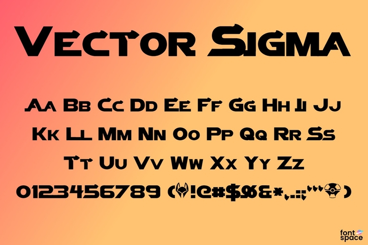 Vector Sigma字体 1