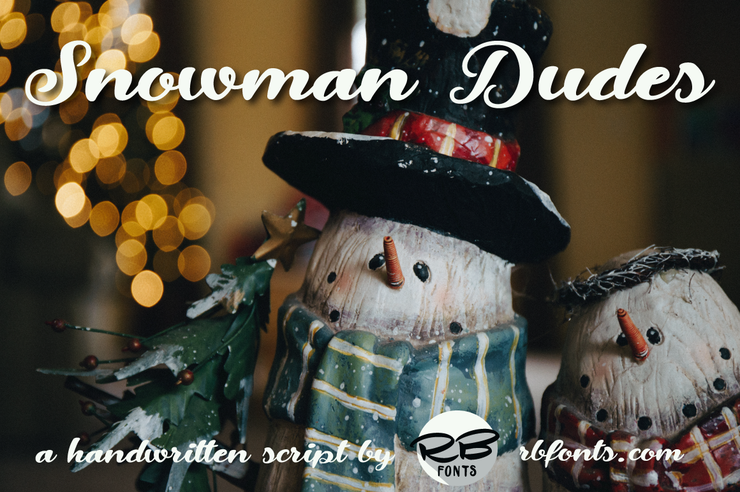 Snowman Dudes字体 1