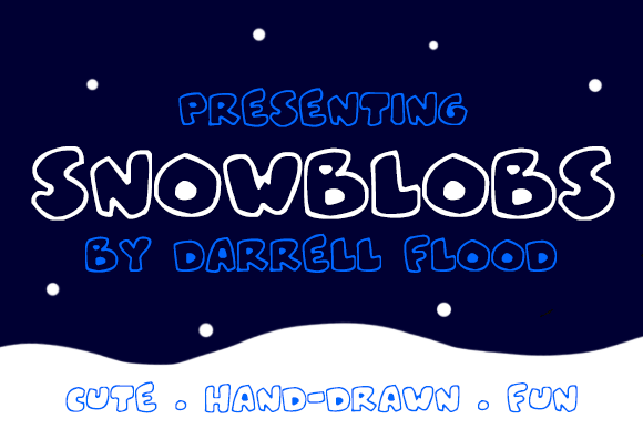 Snowblobs字体 1