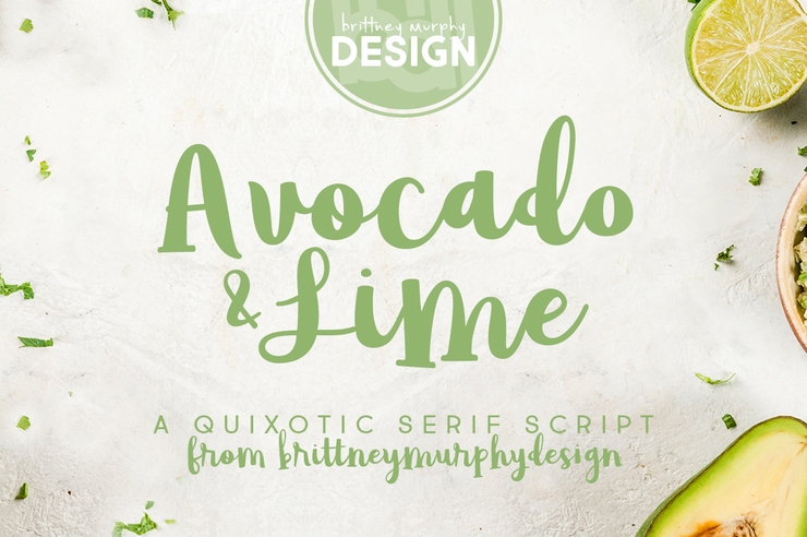 Avocado & Lime字体 4