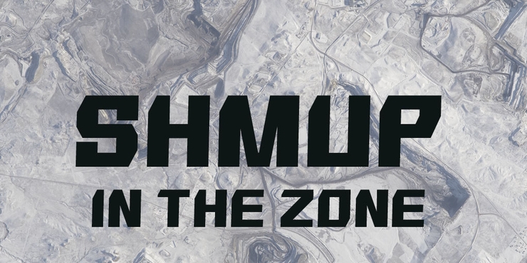 SHMUP in the zone字体 1