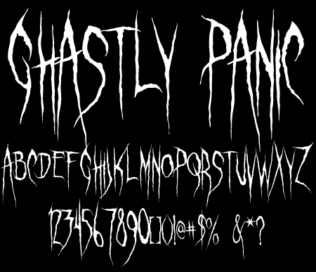 Ghastly Panic字体 1