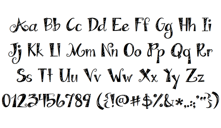 Janda Apple Cobbler字体 6