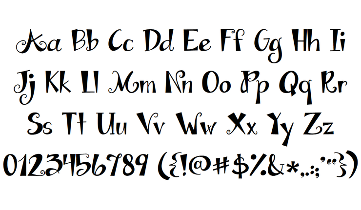 Janda Apple Cobbler字体 7