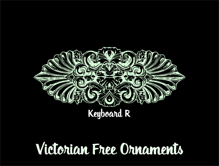 Victorian Ornaments字体 1