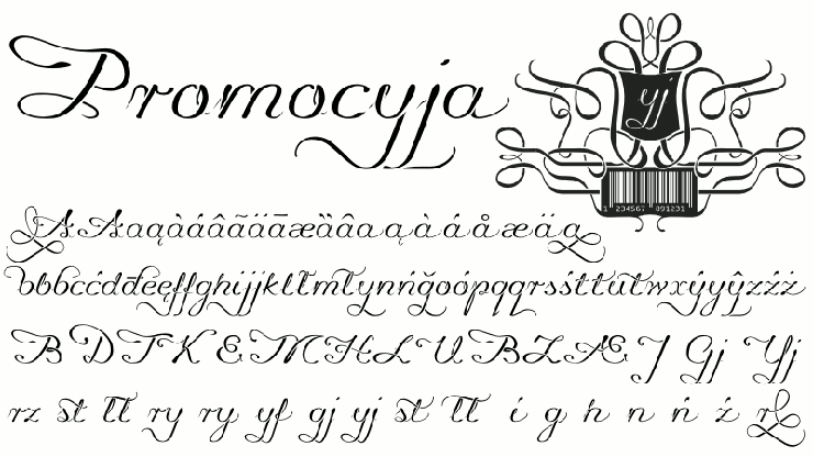 Promocyja字体 1