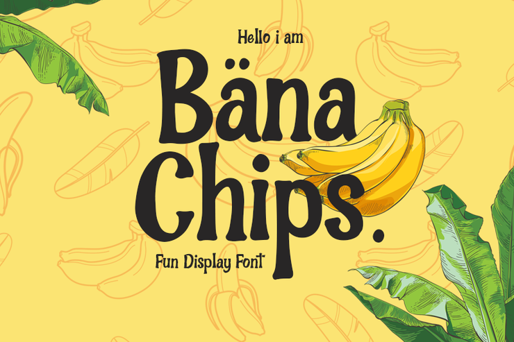 Bana Chips字体 1