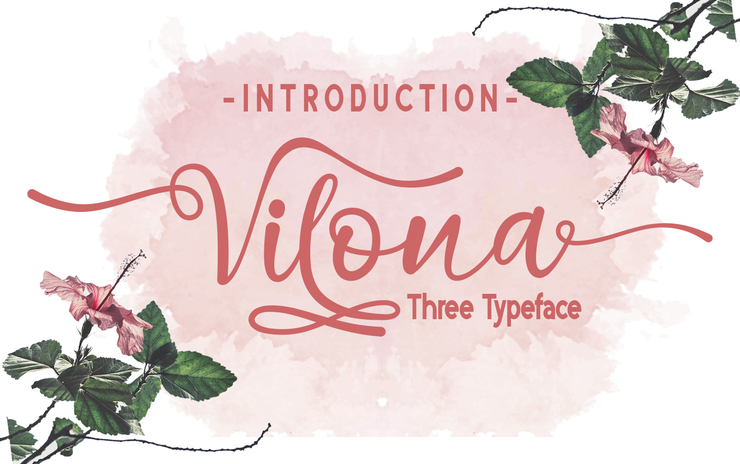 Vilona Italic字体 1