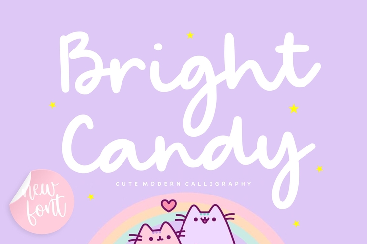 Bright Candy字体 1