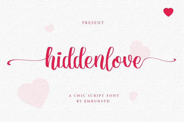 Hiddenlove字体 7