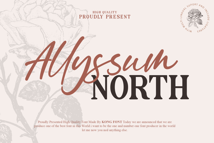 Allyssum字体 1