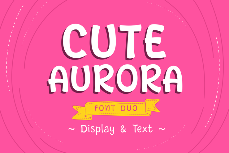 Cute Aurora字体 2
