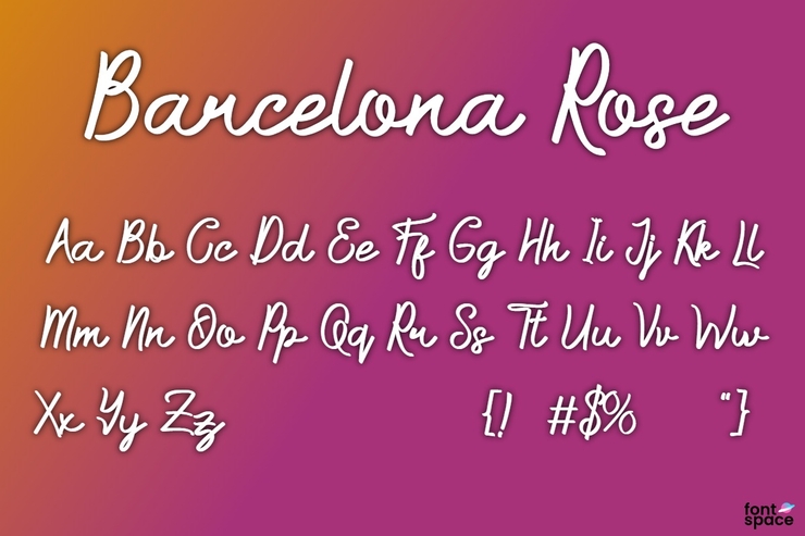 Barcelona Rose字体 1
