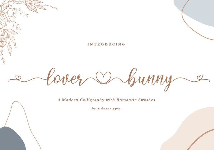 Lover Bunny Script字体 1