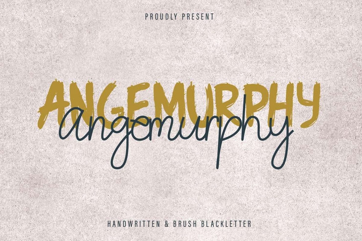 Angemurphy字体 1