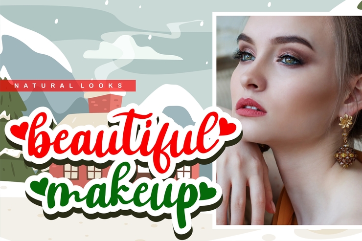 shasha christmas字体 4