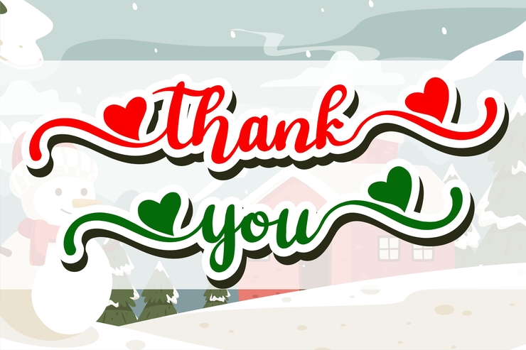 shasha christmas字体 6